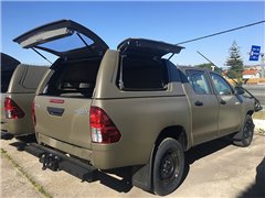 Hard-Top Trabajo Toyota Hilux Revo DC 2016+ C/ Puertas Laterales Linextras