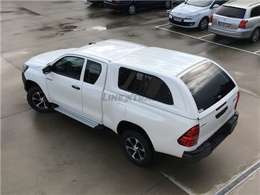 Hard-Top Toyota Hilux Revo 2016+ Extra Cab W/ Windows Linextras (Painted)